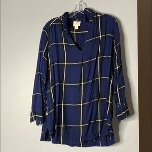 Flannel blouse